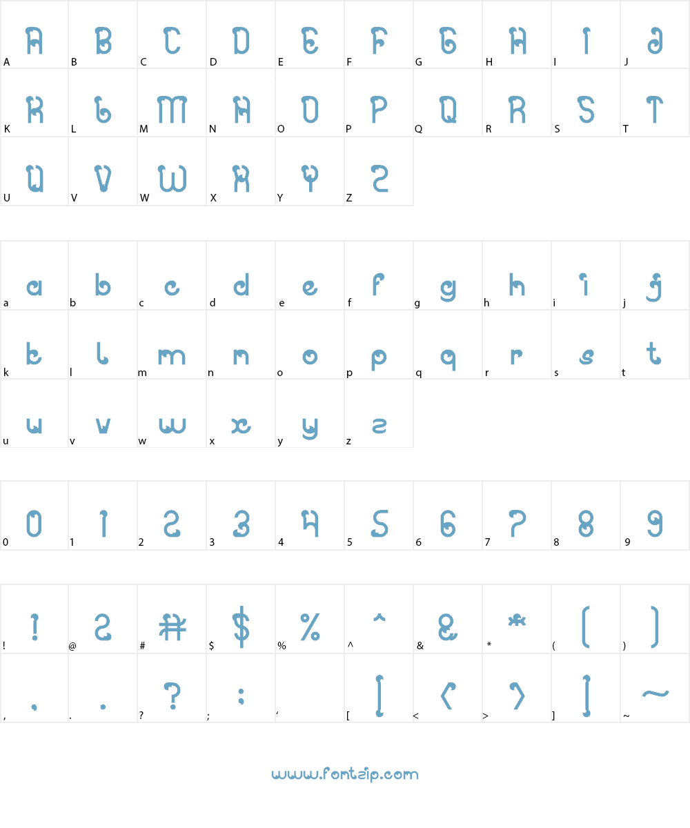Spicy Paprika Font Character